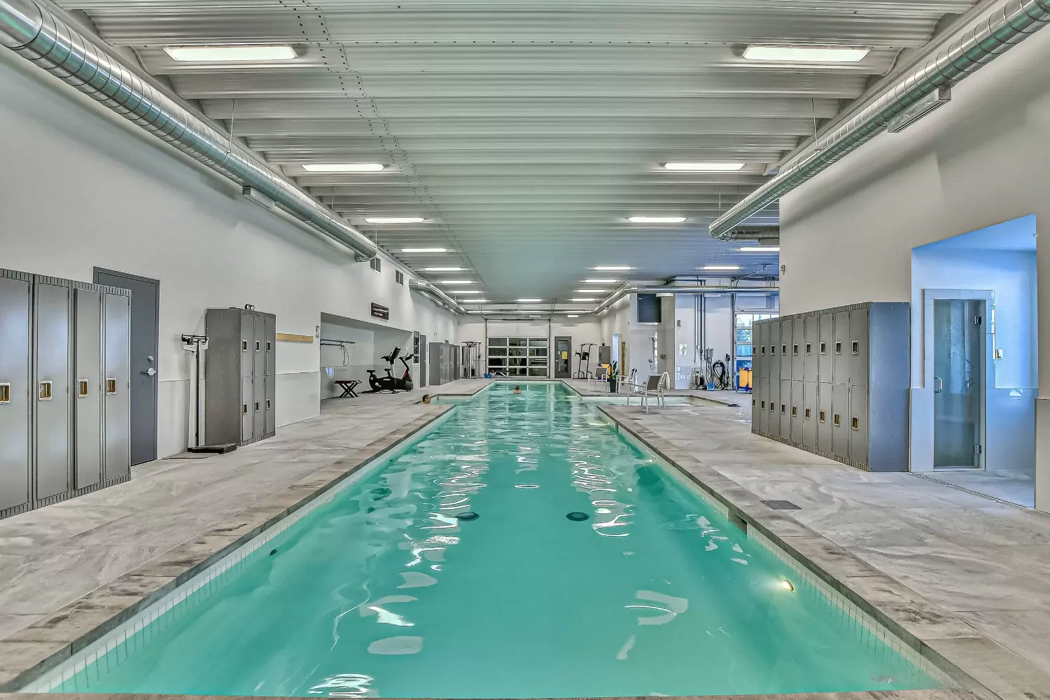 Indoor pool at the sports centre